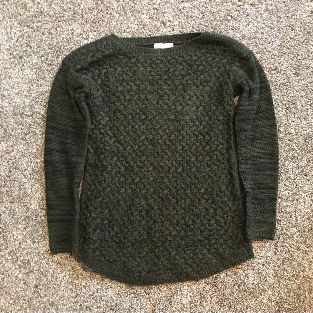 Green Knit Sweater